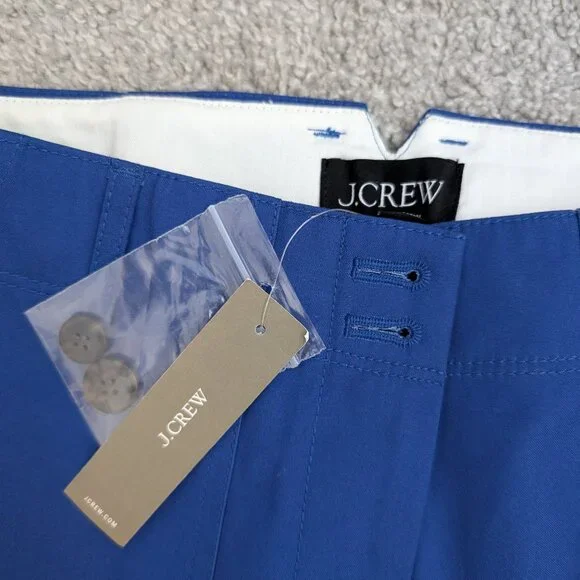 J Crew Women’s Blue Ultra Wide Leg Pants Slacks Size 8 - Picture 3 of 7